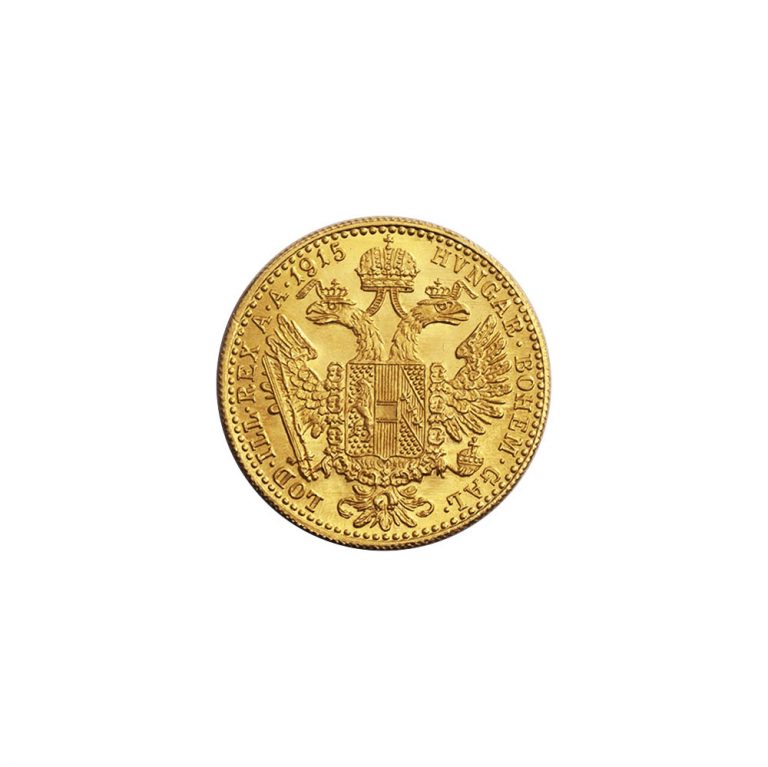 1915 Austria Ducat Choice Uncirculated Reverse