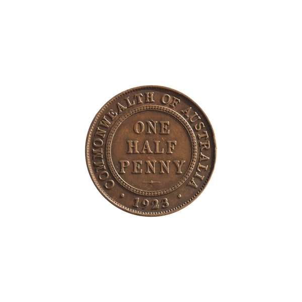 1923-Halfpenny-good-Fine-Reverse