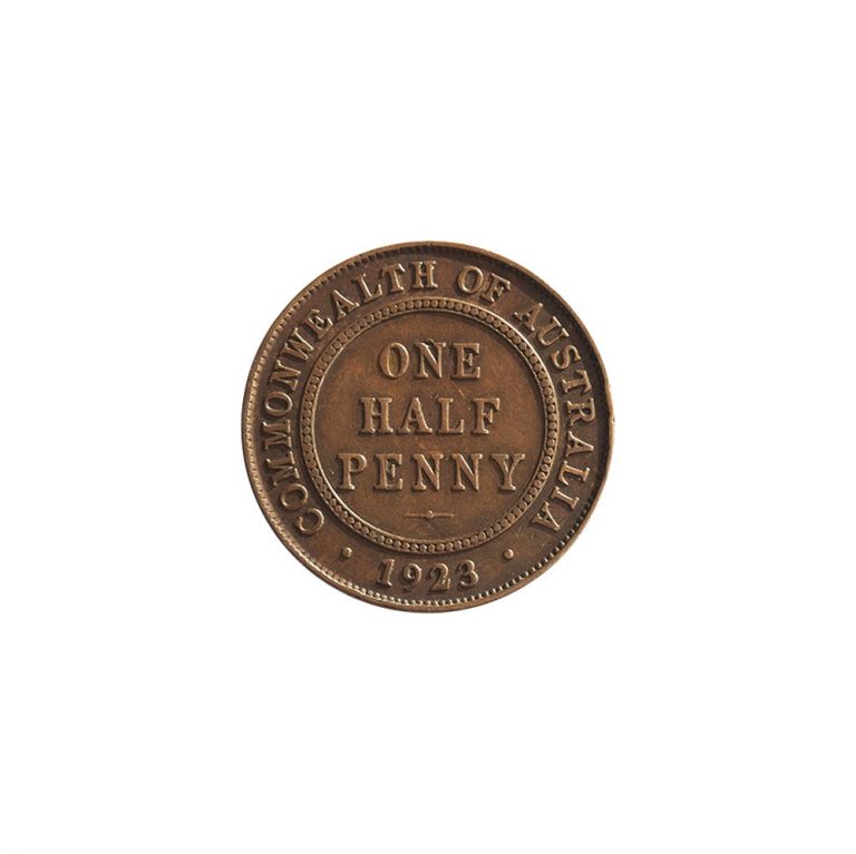 1923-Halfpenny-good-Fine-Reverse