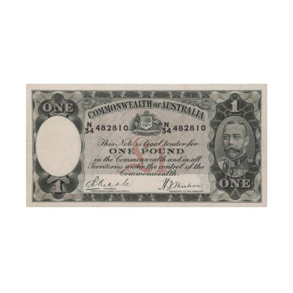 1933 Riddle Sheehan One Pound R28