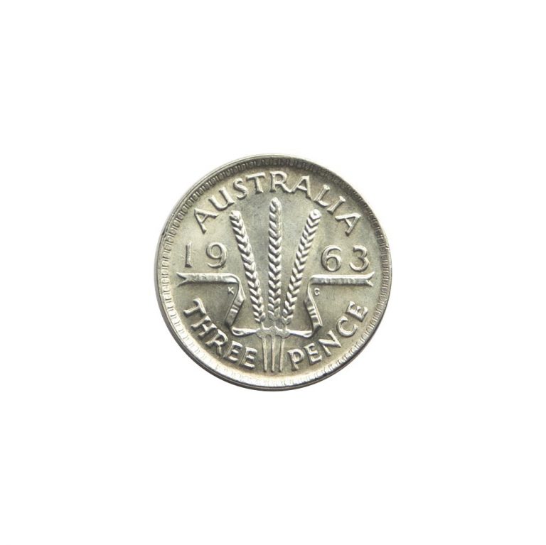 1963 Threepence Choice Uncirculated 20817-2951