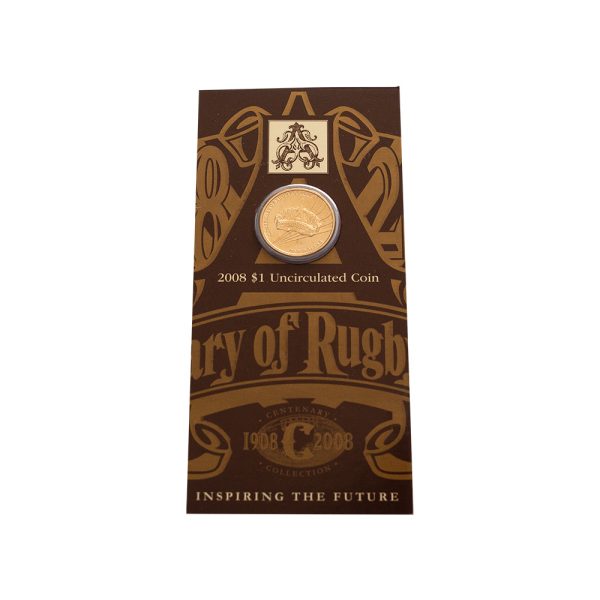 2008 $1 Rugby League 100th Anniversary Uncirculated Coin