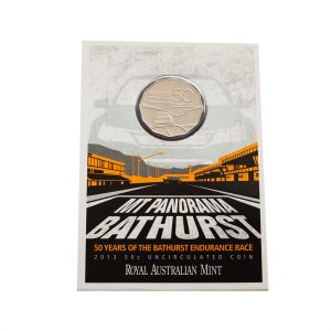 2013 50c Bathurst Endurance Race 50th Anniversary Uncirculated Coin on Card