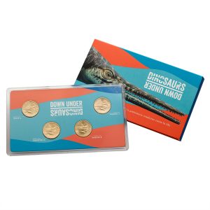 2022 $1 Dinosaurs Down Under 4 Coin Set