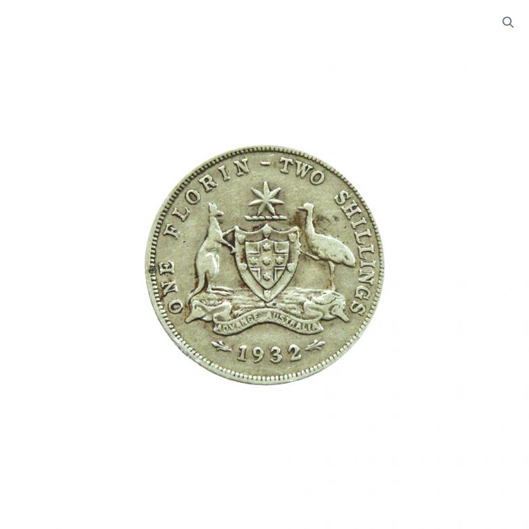 1932 George V Florin Fine - good Fine Rev 30
