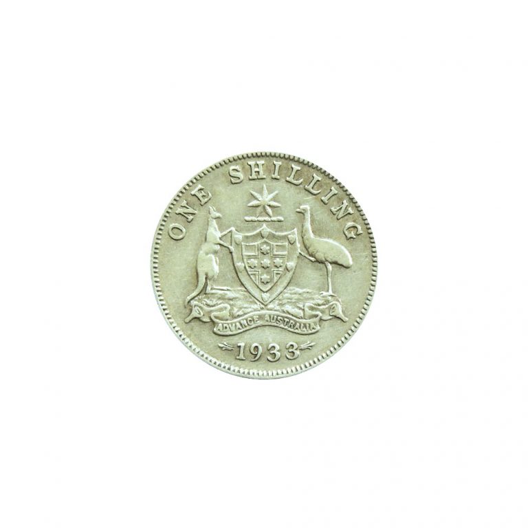 1933M George V Shilling good Fine Rev 16