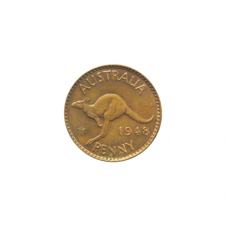 1948 Penny Unc Rev 28a