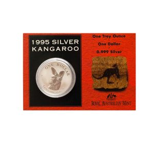 1995 One Dollar Silver Kangaroo