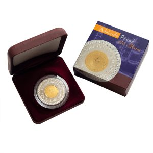 2002 $10 Adelaide Pound 150th Anniversary Gold Plated Silver Proof