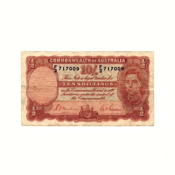 1939 Sheehan McFarlane Ten Shillings R12