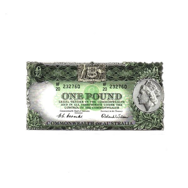 1953 Coombs Wilson QEII One Pound R33