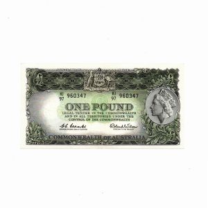 1961 Coombs Wilson QEII One Pound R34b
