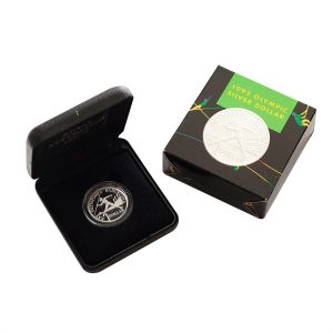 1992 $1 Barcelona Olympics Silver Proof