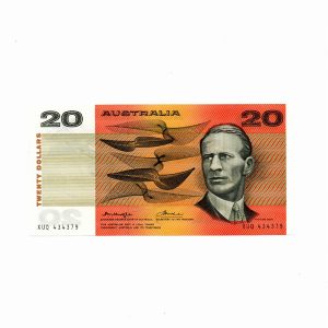 1976 $20 Knight Wheeler R406b Australia