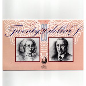 1994 $20 Fraser Evans First Polymer & Last Paper Note Folder
