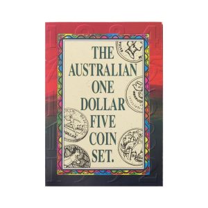 1984-1992 One Dollar Five Coin Set