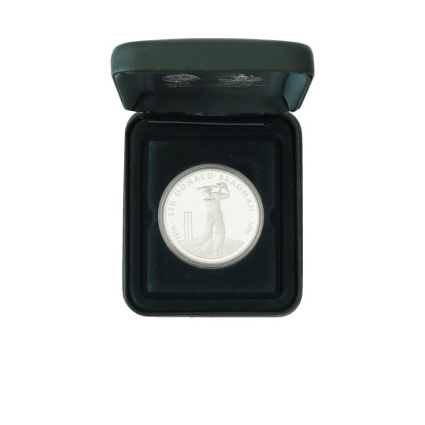 2001 $5 Sir Donald Bradman Silver Proof