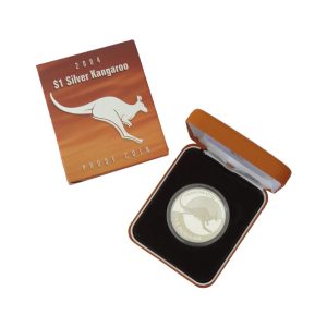 2004 $1 Silver Proof Kangaroo