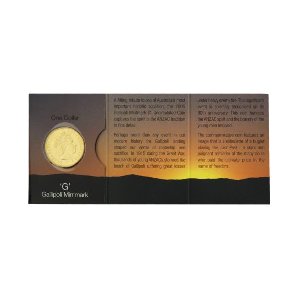 2005 Complete Set of Gallipoli Mintmark $1 Coins - Image 2