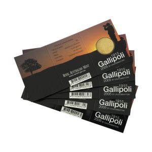 2005 Complete Set of Gallipoli Mintmark $1 Coins