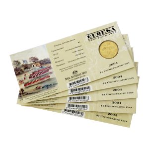2004 Complete Set of Eureka Stockade Mintmark $1 Coins