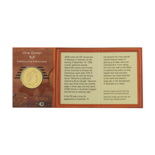2006 Complete Set of 50 Years of Television Mintmark $1 Coins - Image 2