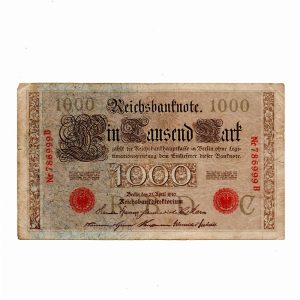 Germany 21 April 1910, 1000 Mark