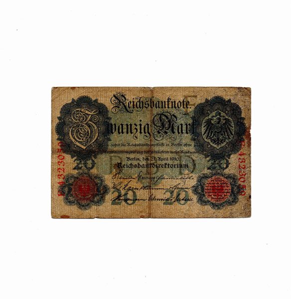 Germany, 21 April 1910, 20 Mark