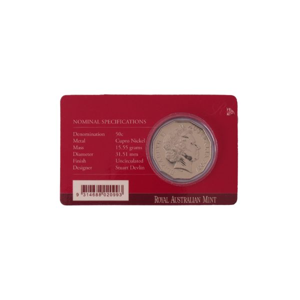 2013 50c 60th Anniversary of the Coronation Uncirculated Coin on Card - Image 2