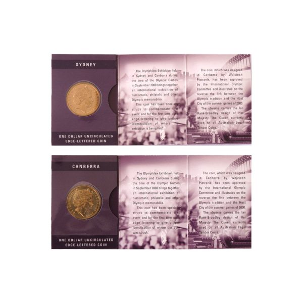2000 $1 Olymphilex C & S Mintmark Pair - Image 2