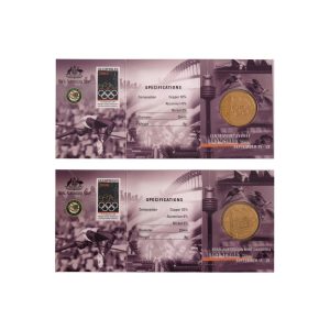 2000 $1 Olymphilex C & S Mintmark Pair