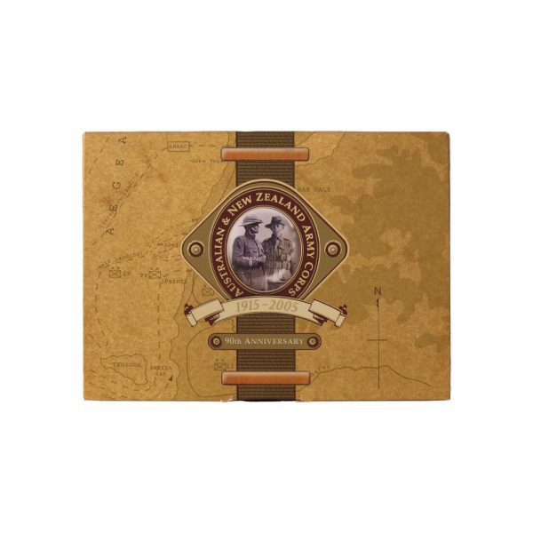 2005 $1 ANZAC 90th Anniversary 2-coin set - Image 2