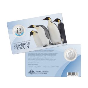 2023 50c Coloured Uncirculated Emperor Penguin Coin
