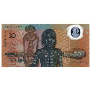 1988 $10 Johnston Fraser 1st Issue Polymer R310a