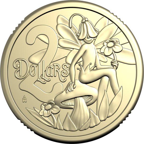 2024 $2 Tooth Fairy Uncirculated Aluminum Bronze Coin on Card - Image 2
