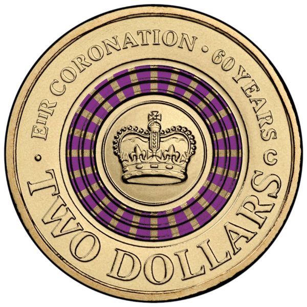 2013 $2 Colour Printed C Mintmark Uncirculated Coin - Image 2