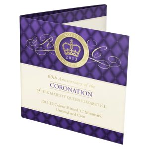 2013 $2 Colour Printed C Mintmark Uncirculated Coin