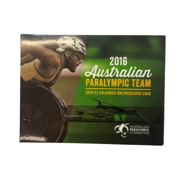 2016 $2 Australian Paralympic Team Al-Br Coloured Uncirculated Coin