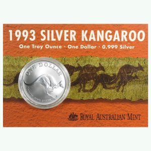 1993 One Dollar Silver Kangaroo