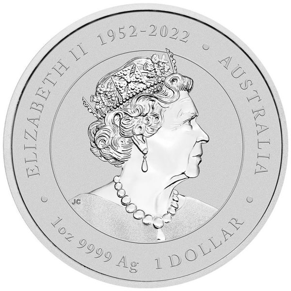 2024 Perth Mint Year of the Dragon 1oz Silver Coloured White Dragon Coin on Card - Image 2