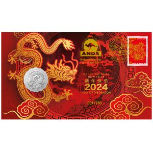 2024 Royal Australian Mint Lunar Dragon 50c PNC
