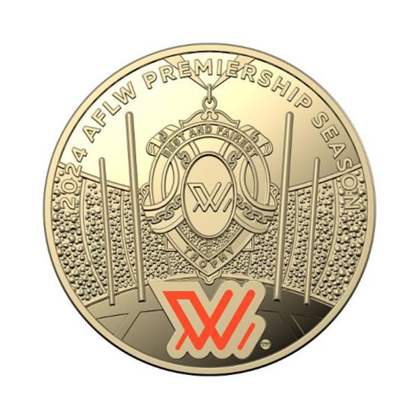 2024 AFL $1 Aluminum Bronze Two Coin Proof Set - Image 3