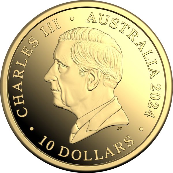 2024 $10 Out of This World Australia In Space 'C' Mintmark Gold Proof Coin - Image 3