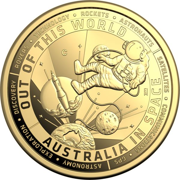 2024 $10 Out of This World Australia In Space 'C' Mintmark Gold Proof Coin - Image 2