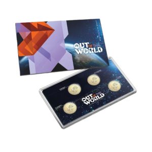 2024 Four Coin Mintmark and Privy Mark Set $1 AlBr Uncirculated Coins – Out of this World Suite – Australia in Space