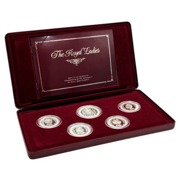 1992 Masterpieces in Silver Royal Ladies Proof Set - Image 2