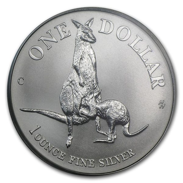 1996 $1 Silver Kangaroo - Image 2