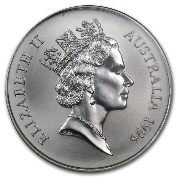 1996 $1 Silver Kangaroo - Image 3