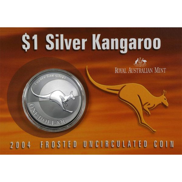 2004 $1 Silver Kangaroo