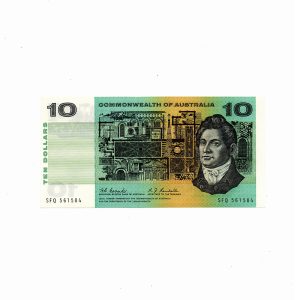 1967 $10 Coombs Randall R302